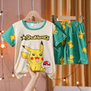 Short Pajamas Set For Boys Baby Girls Clothes Set Kids Summer Tops Pants Cartoon Sleepwear Pyjamas Toddler