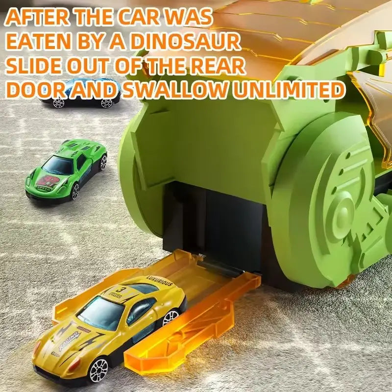 Transport Dinosaur Truck with Foldable Sliding