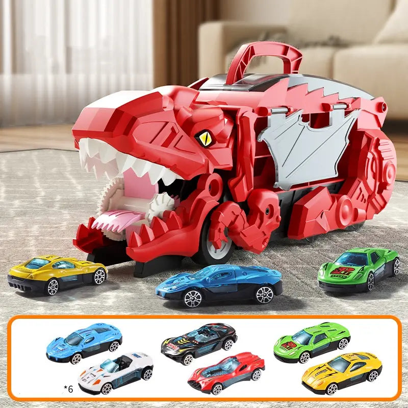 Transport Dinosaur Truck with Foldable Sliding