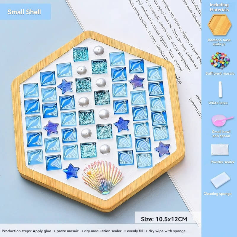 Creative Bamboo Coaster DIY Craft Package