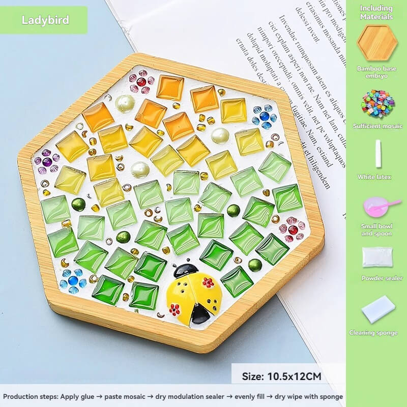 Creative Bamboo Coaster DIY Craft Package