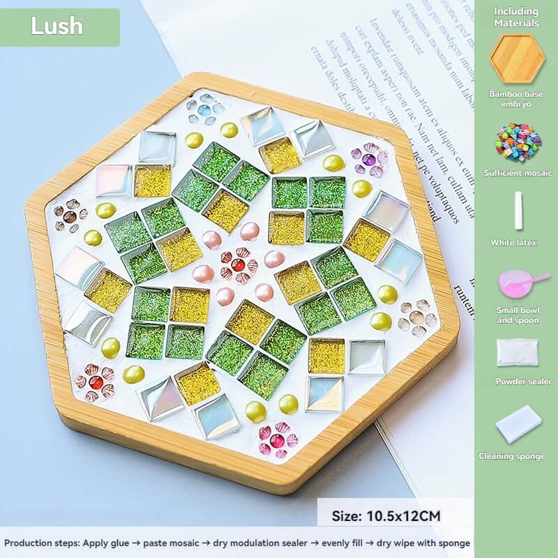 Creative Bamboo Coaster DIY Craft Package