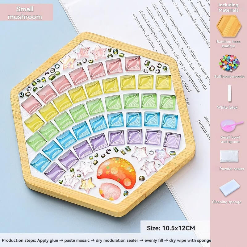 Creative Bamboo Coaster DIY Craft Package