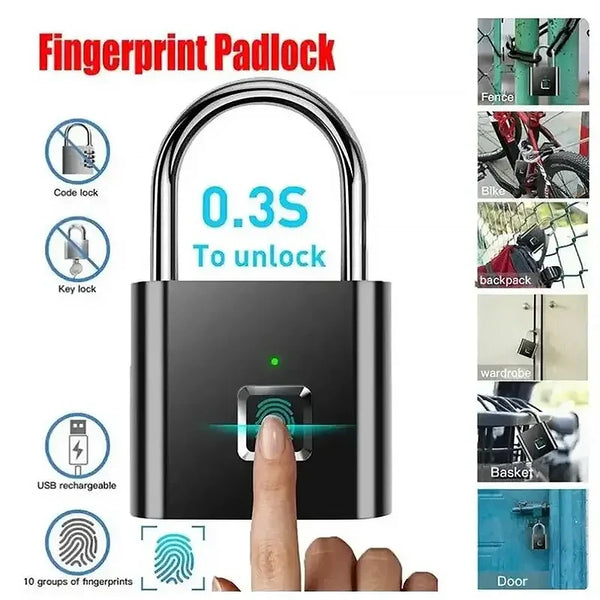 Smart anti-theft fingerprint lock
