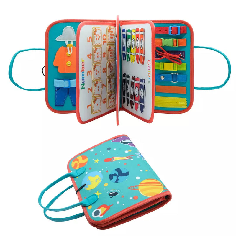 Toddler Busy Book 7-in-1
