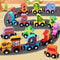 Magnetic Wooden Number Train - Educational Toy for Kids