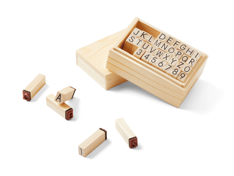 Letter and Number Stamp Set