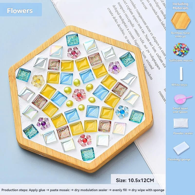 Creative Bamboo Coaster DIY Craft Package