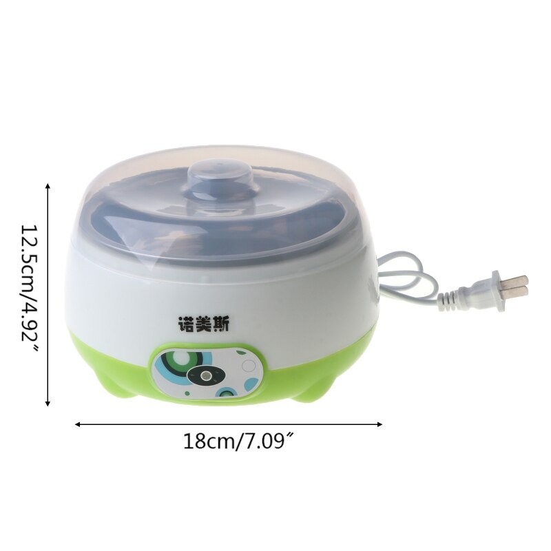 220V 1L Automatic Electric Yogurt Maker Machine with 3 100ml Yogurt Containers Glass Jars DIY Appliance Dropshipping