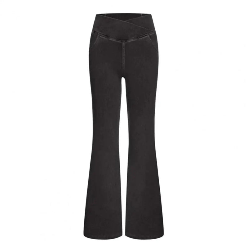 Revamp Your Style with Trendy Flared Jeans: High-Waisted, Pocketed, and Ultra-Comfortable