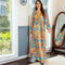 Handcrafted Custom Gold Embroidered Robe with Shimmering Rhinestone Detailing