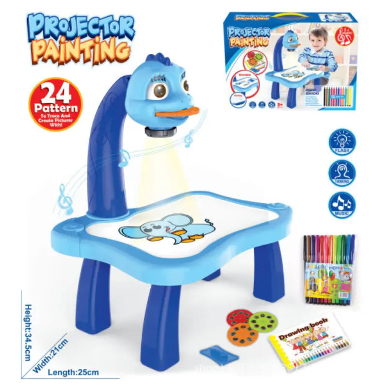 Children's projection drawing board