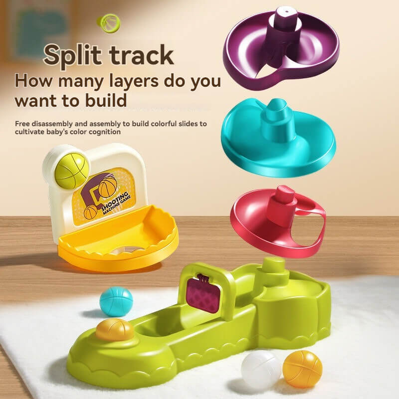 New basketball shooting puzzle early education toy set