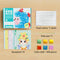 Children's DIY Hand-painted Stamp Painting Set