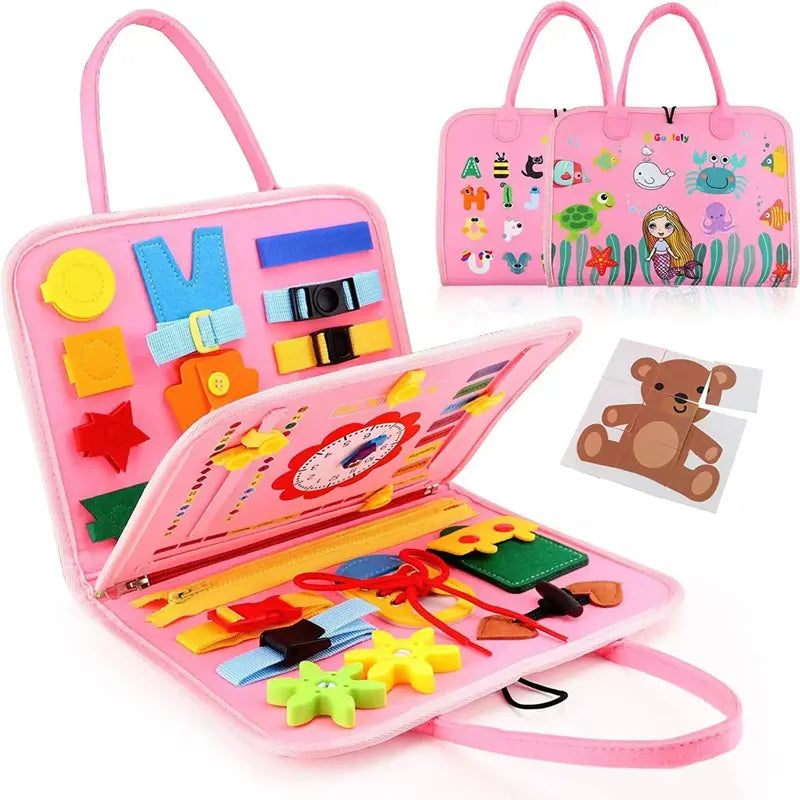Toddler Busy Book 7-in-1