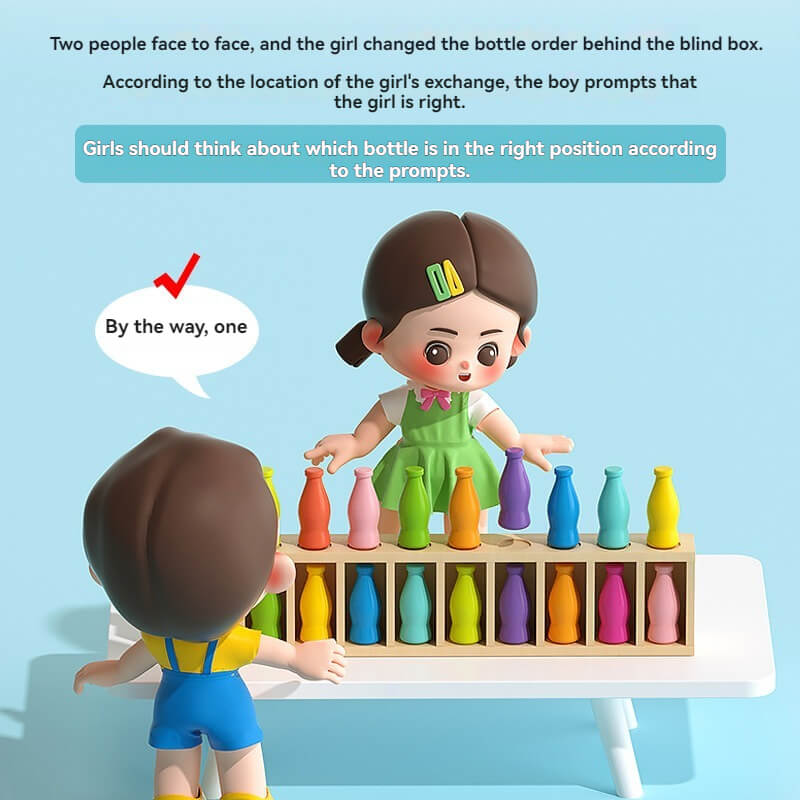 Bottle Matching Desktop Toys - Fun Game to Enhance Children's Memory, Logical Thinking, and Reasoning Skills