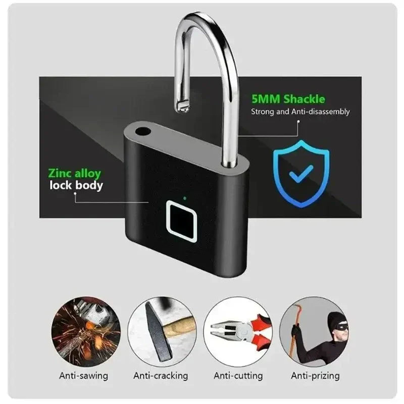 Smart anti-theft fingerprint lock