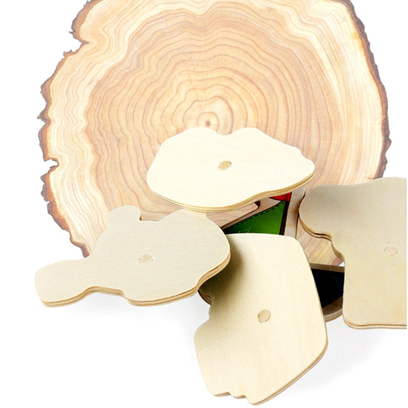 30cm Baby Toys Montessori Wooden Puzzle Hand Grab Board Educational Wood Puzzles for Kids Cartoon Animal Vehicle Child Gift