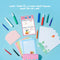 DIY Rainbow Dot Scratch Art Set for Kids - Bookmarks and Postcards