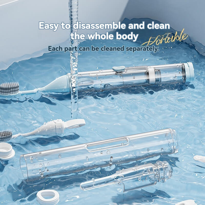 （2PCS)Portable travel toothbrush set