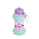 Creative Collapsible Water Bottle | Kids' Impact-Resistant Sports Flask | Silicone Soccer & Basketball Cycling Cup