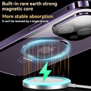 MagSafe Magnetic 2-Way Stand Case | 2025 Metal & Glass Shockproof Cover for iPhone Series | Wireless Charging Compatible