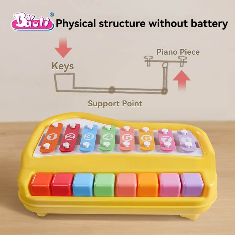 Toddler 8-Note Musical Xylophone Toy – Early Learning & Piano Sensory Gift