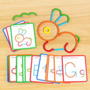 Children's early education educational wooden creative building blocks