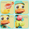 Cute duck rotating water wheel baby bath toy 0-3 years old baby water play artifact
