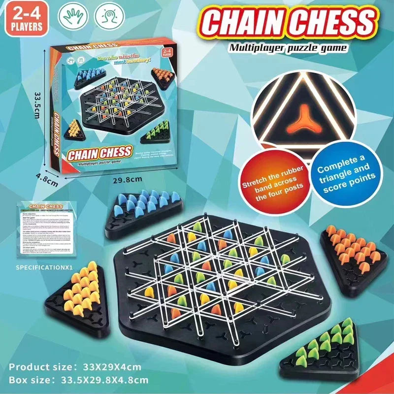 Rubber Band Triangle Board Games