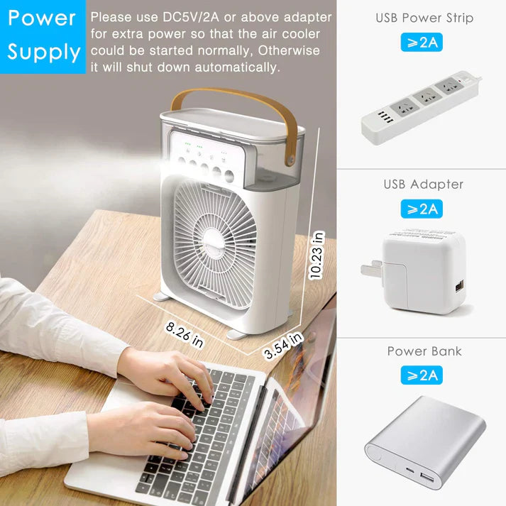 Small Evaporative Air Cooler For Bedroom, Home, Office
