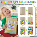 Intelligence Jigsaw Brain Toy, Colorful Geometric Blocks Tetris Gift for 3 4 5 6 Years Kids