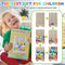 Intelligence Jigsaw Brain Toy, Colorful Geometric Blocks Tetris Gift for 3 4 5 6 Years Kids