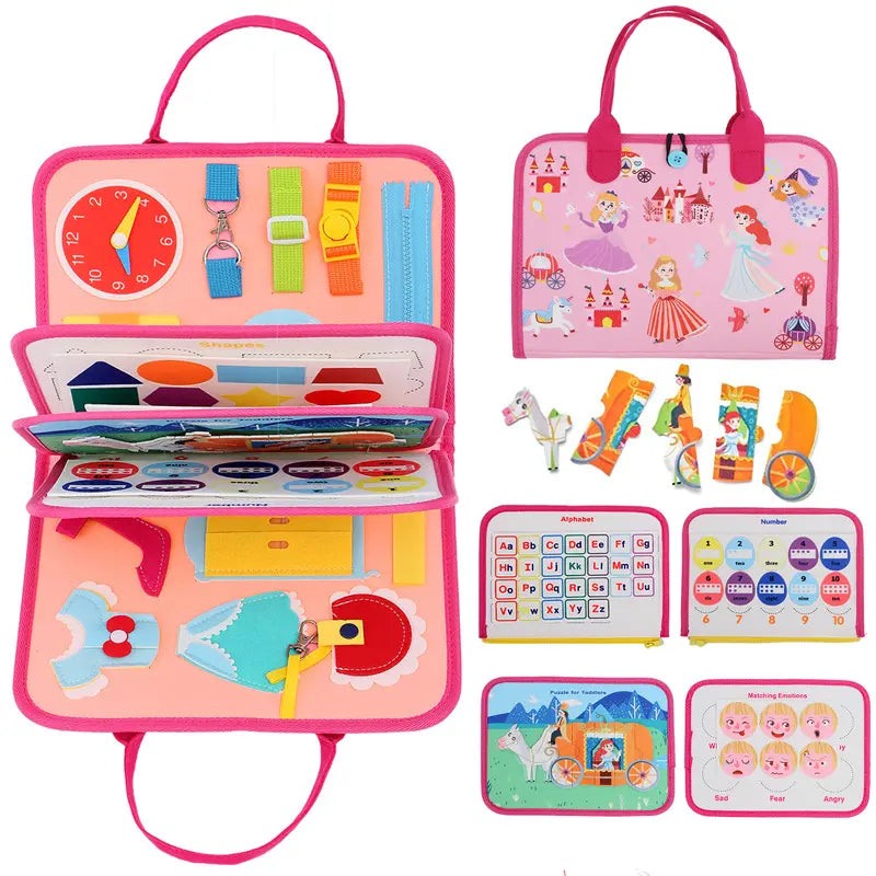 Toddler Busy Book 7-in-1