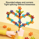 Montessori STEM Building Blocks - DIY Plum Flower Educational Toys for Toddlers 1-3 Years