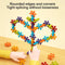 Montessori STEM Building Blocks - DIY Plum Flower Educational Toys for Toddlers 1-3 Years