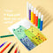 DIY Rainbow Dot Scratch Art Set for Kids - Bookmarks and Postcards