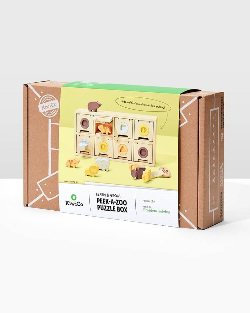 Peek-a-Zoo Puzzle Box
