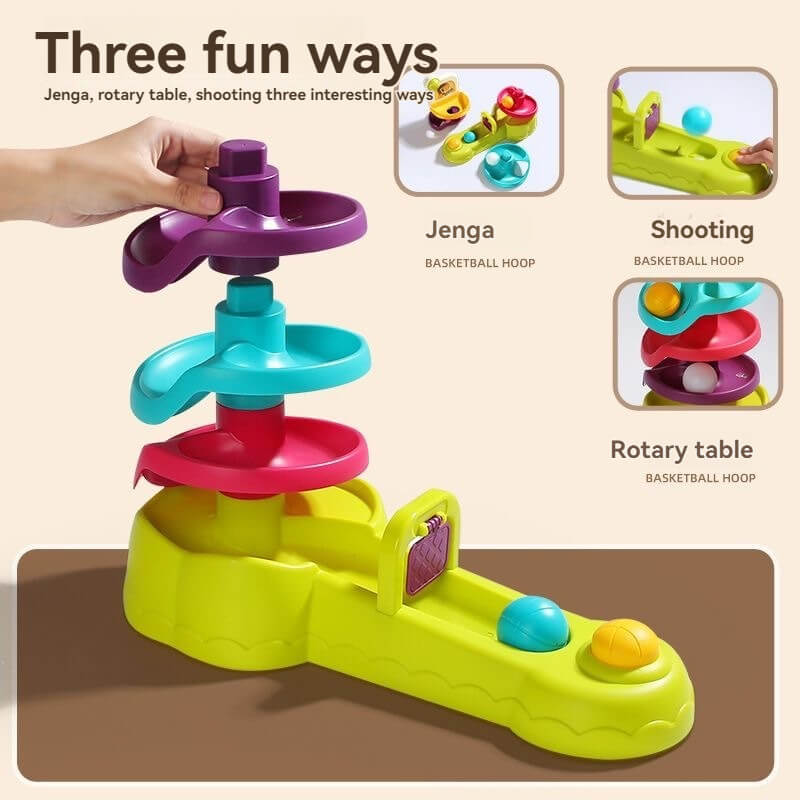 New basketball shooting puzzle early education toy set