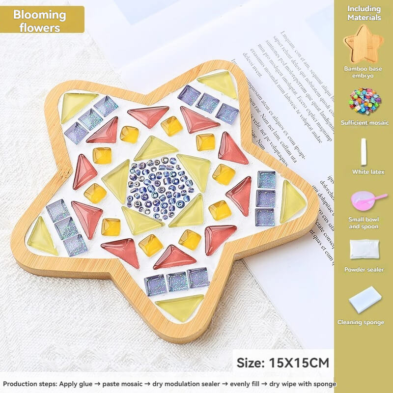 Creative Bamboo Coaster DIY Craft Package