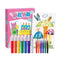DIY Kids Rainbow Scratch Painting Kit