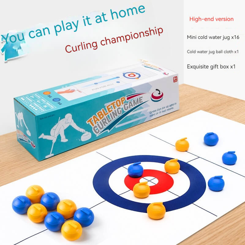 Ingenious Curling: An Adult Leisure and Educational Toy, Desktop Game, and Joyful Bonding Experience for Families