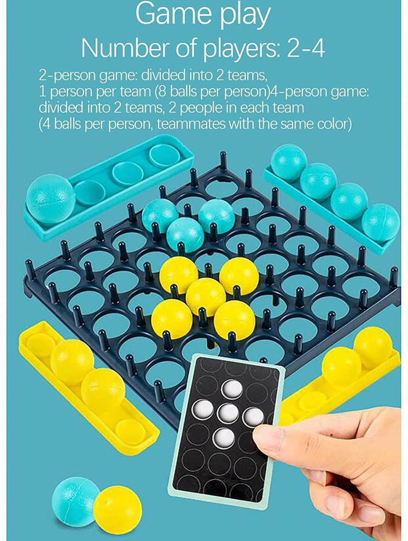Jump into Fun-Interactive Tabletop Game - Bounce Ball Challenge for Family Gatherings