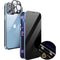 Iphone double-sided magnetic protective case