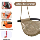 Hand-woven children's swing, suitable for indoor and outdoor, playground, backyard