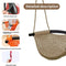 Hand-woven children's swing, suitable for indoor and outdoor, playground, backyard