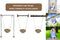 Hand-woven children's swing, suitable for indoor and outdoor, playground, backyard