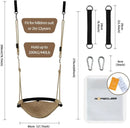 Hand-woven children's swing, suitable for indoor and outdoor, playground, backyard