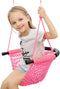 Hand-woven children's swing, suitable for indoor and outdoor, playground, backyard