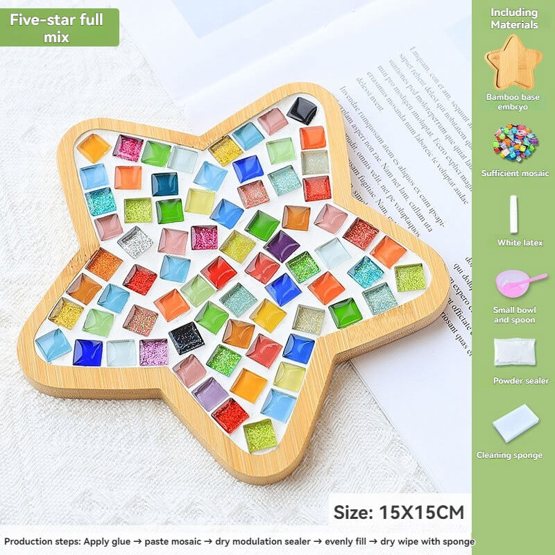 Creative Bamboo Coaster DIY Craft Package